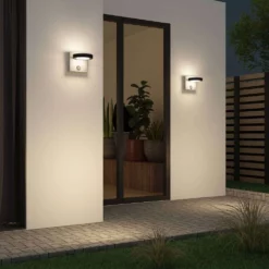 Lucande Lámparas Belna Sensor LED Exterior Aplique De Pared Grey - Lucande -Lucande Tienda de ventas 4251911702552lucande belna led aussenwandlampe beton sensor3