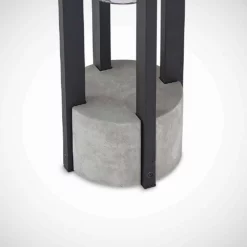 Lucande Lámparas Kalisa Round Lámpara Exterior/Jardín H42 Dark Grey - Lucande -Lucande Tienda de ventas 4251911703481lucande overa sockelleuchte rund e275