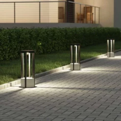 Lucande Lámparas Kalisa Round LED Lámpara Exterior/Jardín H42 Dark Grey - Lucande 7 Lucande Lámparas Kalisa Round LED Lámpara Exterior/Jardín H42 Dark Grey - Lucande -Lucande Tienda de ventas 4251911703498lucande overa led sockelleuchte rund3