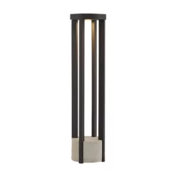 Lucande Lámparas Kalisa Round LED Lámpara Exterior/Jardín H68 Dark Grey - Lucande