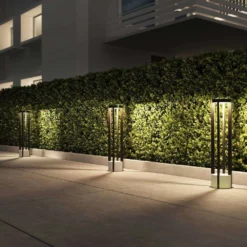 Lucande Lámparas Kalisa Round LED Lámpara Exterior/Jardín H68 Dark Grey - Lucande -Lucande Tienda de ventas 4251911703511lucande overa led wegeleuchte rund4