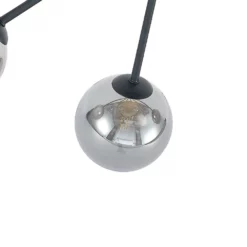 Lucande Lámparas Wynina 7 Lámpara De Techo Black/Smoke - Lucande -Lucande Tienda de ventas 42519117044956