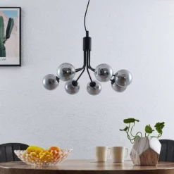 Lucande Lámparas Wynina Lámpara Colgante Black/Smoke - Lucande -Lucande Tienda de ventas 42519117045183