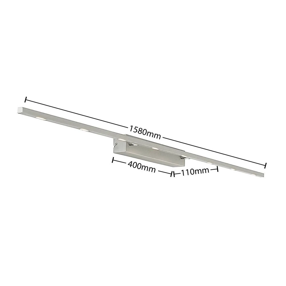 Lucande Lámparas Alexis Aplique De Pared L158 Nickel/Chrome - Lucande 5 Lucande Lámparas Alexis Aplique De Pared L158 Nickel/Chrome - Lucande - Imagen 5