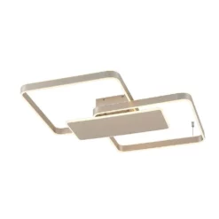 Lucande Lámparas Kadira 80 Lámpara De Techo Nickel - Lucande