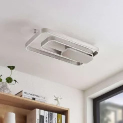 Lucande Lámparas Kadira 60 Lámpara De Techo Nickel - Lucande -Lucande Tienda de ventas 42519117107553