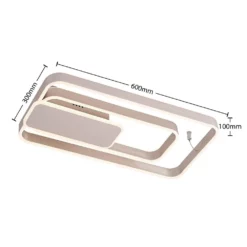 Lucande Lámparas Kadira 60 Lámpara De Techo Nickel - Lucande -Lucande Tienda de ventas 42519117107554