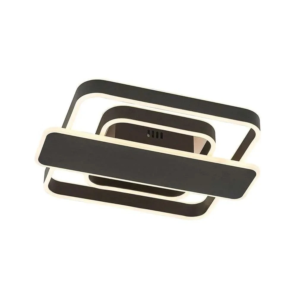 Lucande Lámparas Linetti Square 40 Lámpara De Techo Black - Lucande 1 Lucande Lámparas Linetti Square 40 Lámpara De Techo Black - Lucande