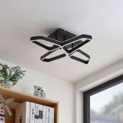 Lucande Lámparas Quinn 4 Lámpara De Techo Black/Gold - Lucande -Lucande Tienda de ventas 42519117110283