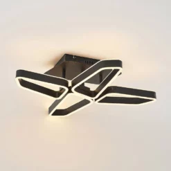 Lucande Lámparas Quinn 4 Lámpara De Techo Black/Gold - Lucande -Lucande Tienda de ventas 42519117110285