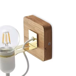 Lucande Lámparas Becky Aplique De Pared White/Wood - Lucande 11 Lucande Lámparas Becky Aplique De Pared White/Wood - Lucande -Lucande Tienda de ventas 42519117120566