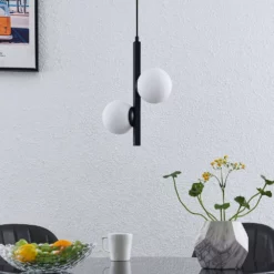 Lucande Lámparas Emarin Lámpara Colgante Black/Opal - Lucande 9 Lucande Lámparas Emarin Lámpara Colgante Black/Opal - Lucande -Lucande Tienda de ventas 42519117130534