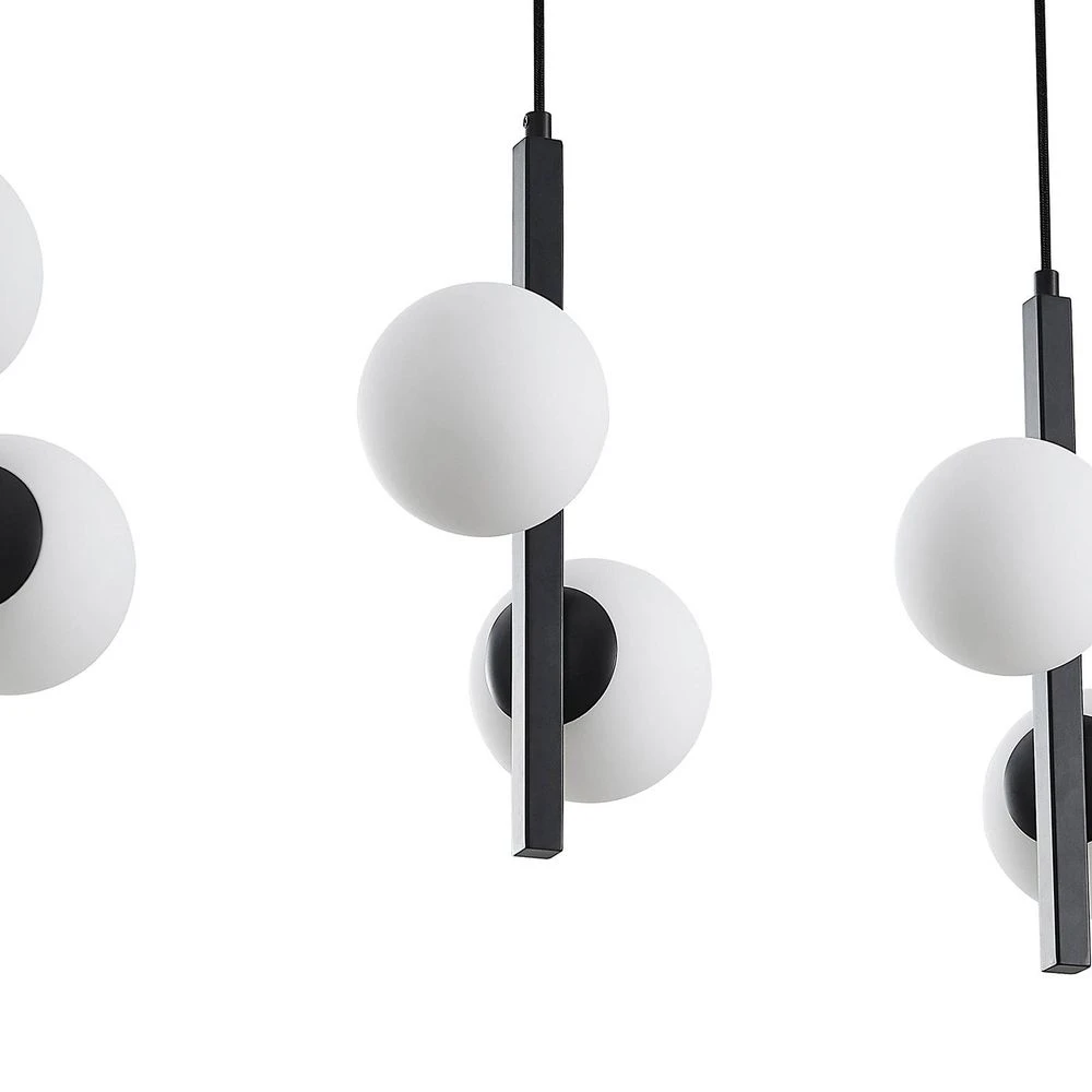 Lucande Lámparas Emarin 3 Lámpara Colgante Black/Opal - Lucande 6 Lucande Lámparas Emarin 3 Lámpara Colgante Black/Opal - Lucande - Imagen 6