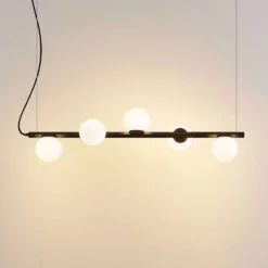 Lucande Lámparas Emarin Long Lámpara Colgante Black/Opal - Lucande 9 Lucande Lámparas Emarin Long Lámpara Colgante Black/Opal - Lucande -Lucande Tienda de ventas 42519117130844