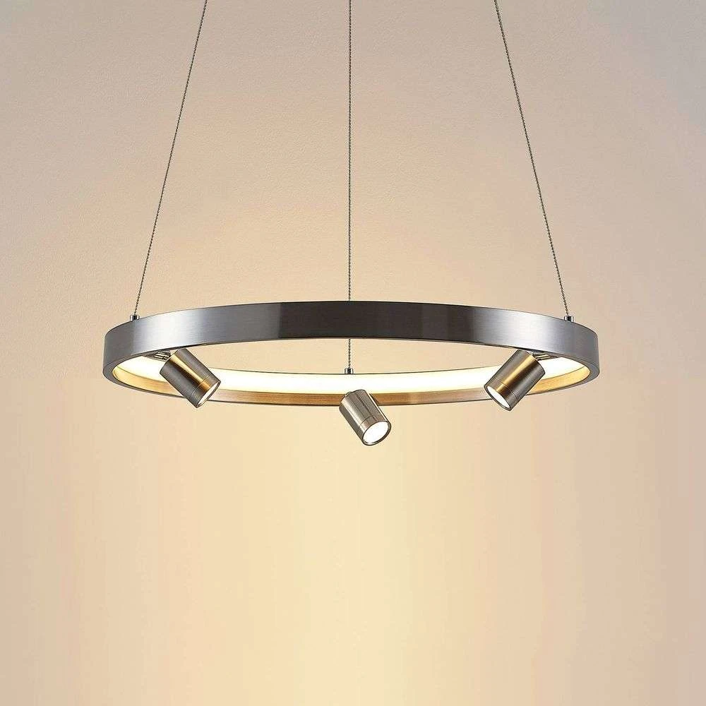 Lucande Lámparas Paliva Lámpara Colgante Ø48 Nickel - Lucande 6 Lucande Lámparas Paliva Lámpara Colgante Ø48 Nickel - Lucande - Imagen 6