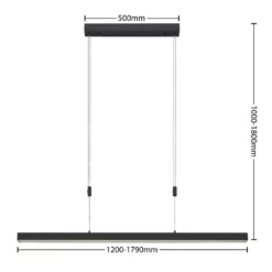 Lucande Lámparas Merrit LED Lámpara Colgante Anthracite - Lucande 9 Lucande Lámparas Merrit LED Lámpara Colgante Anthracite - Lucande -Lucande Tienda de ventas 4251911719055 5