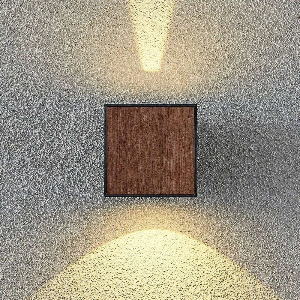 Lucande Lámparas Cimala Aplique Exterior H11,5 Wood - Lucande 5 Lucande Lámparas Cimala Aplique Exterior H11,5 Wood - Lucande - Imagen 5