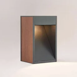 Lucande Lámparas Ansala Aplique Exterior H30 Wood - Lucande -Lucande Tienda de ventas 42519117197894