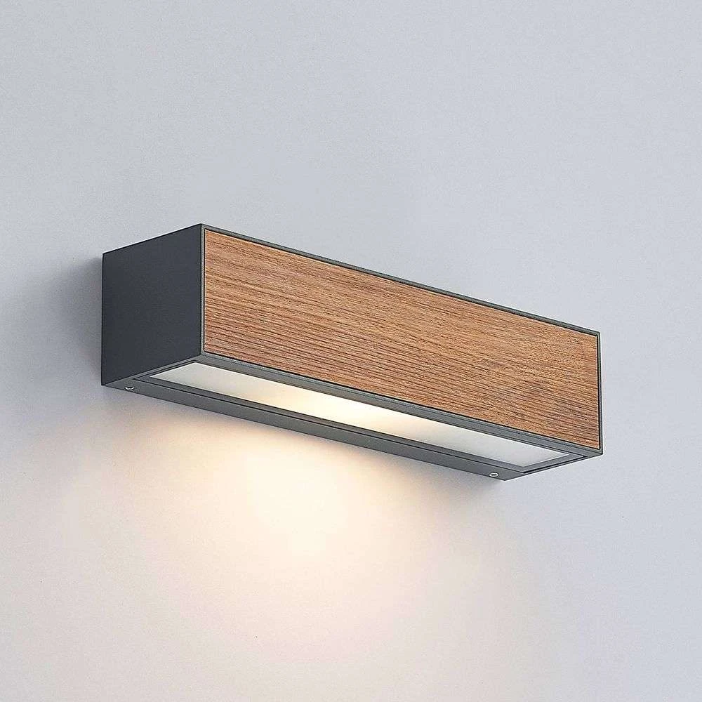 Lucande Lámparas Lengo Down Aplique Exterior L25 Wood - Lucande 4 Lucande Lámparas Lengo Down Aplique Exterior L25 Wood - Lucande - Imagen 4