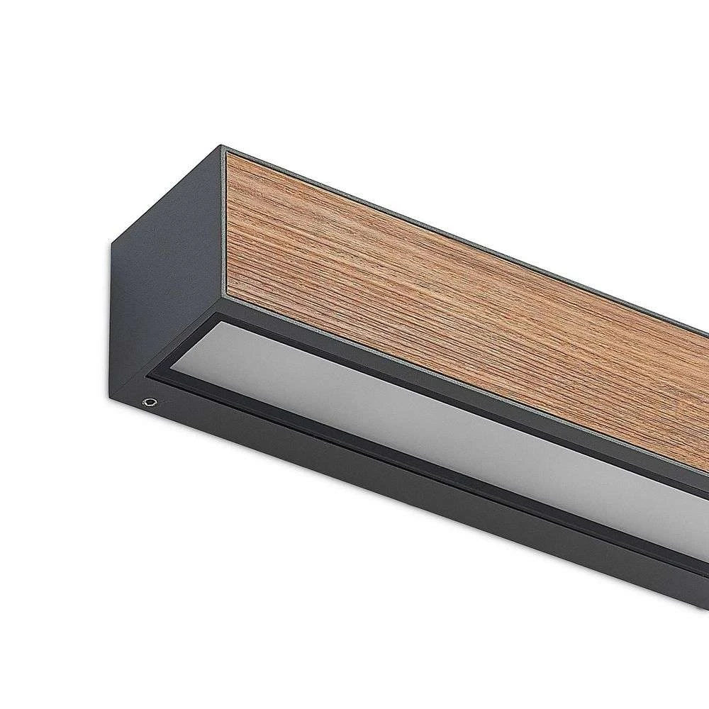 Lucande Lámparas Lengo Down Aplique Exterior L25 Wood - Lucande 6 Lucande Lámparas Lengo Down Aplique Exterior L25 Wood - Lucande - Imagen 6