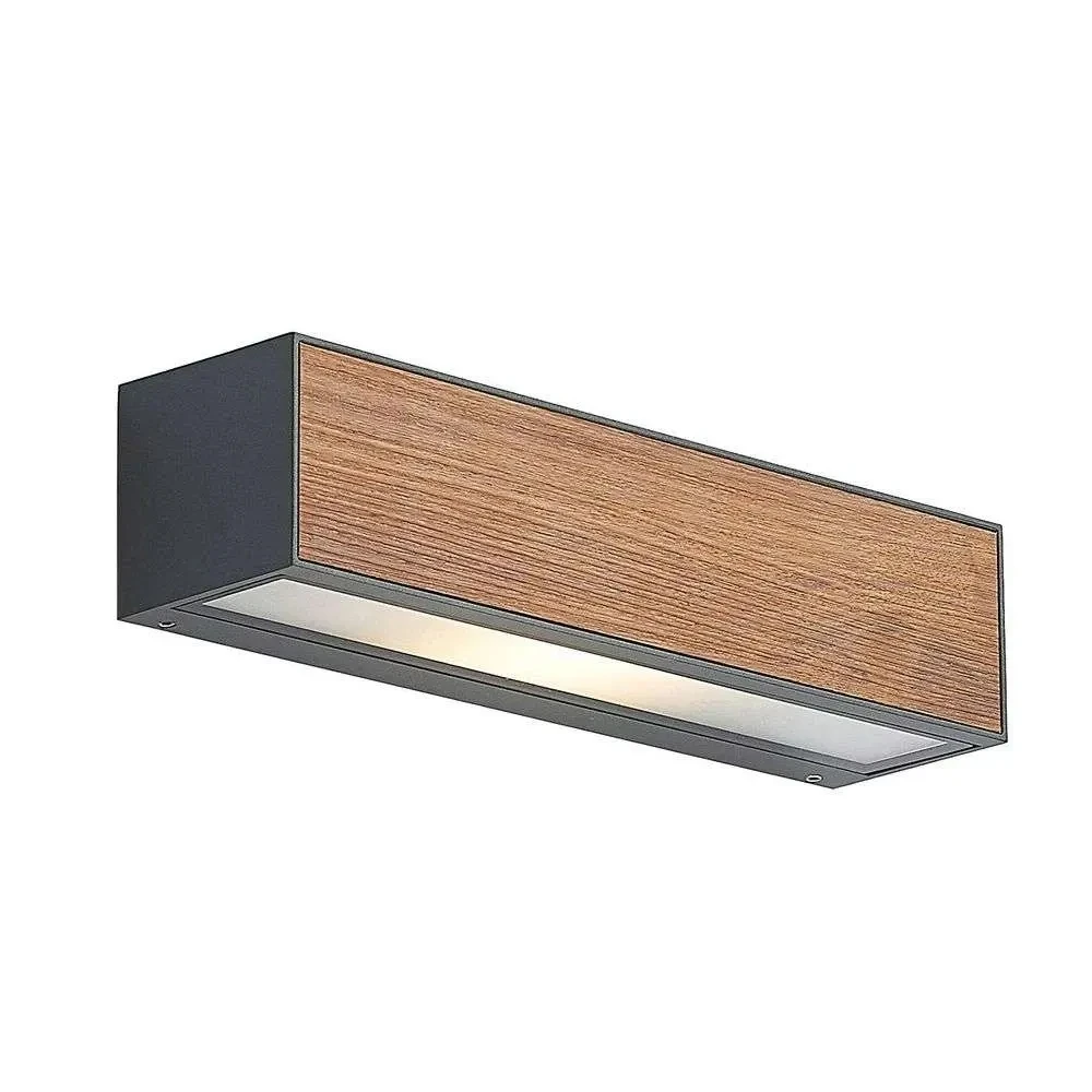 Lucande Lámparas Lengo Down Aplique Exterior L25 Wood - Lucande 1 Lucande Lámparas Lengo Down Aplique Exterior L25 Wood - Lucande