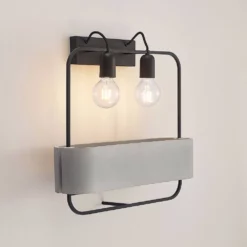 Lucande Lámparas Teona Aplique De Pared Black/Grey - Lucande -Lucande Tienda de ventas 4251911719833 5