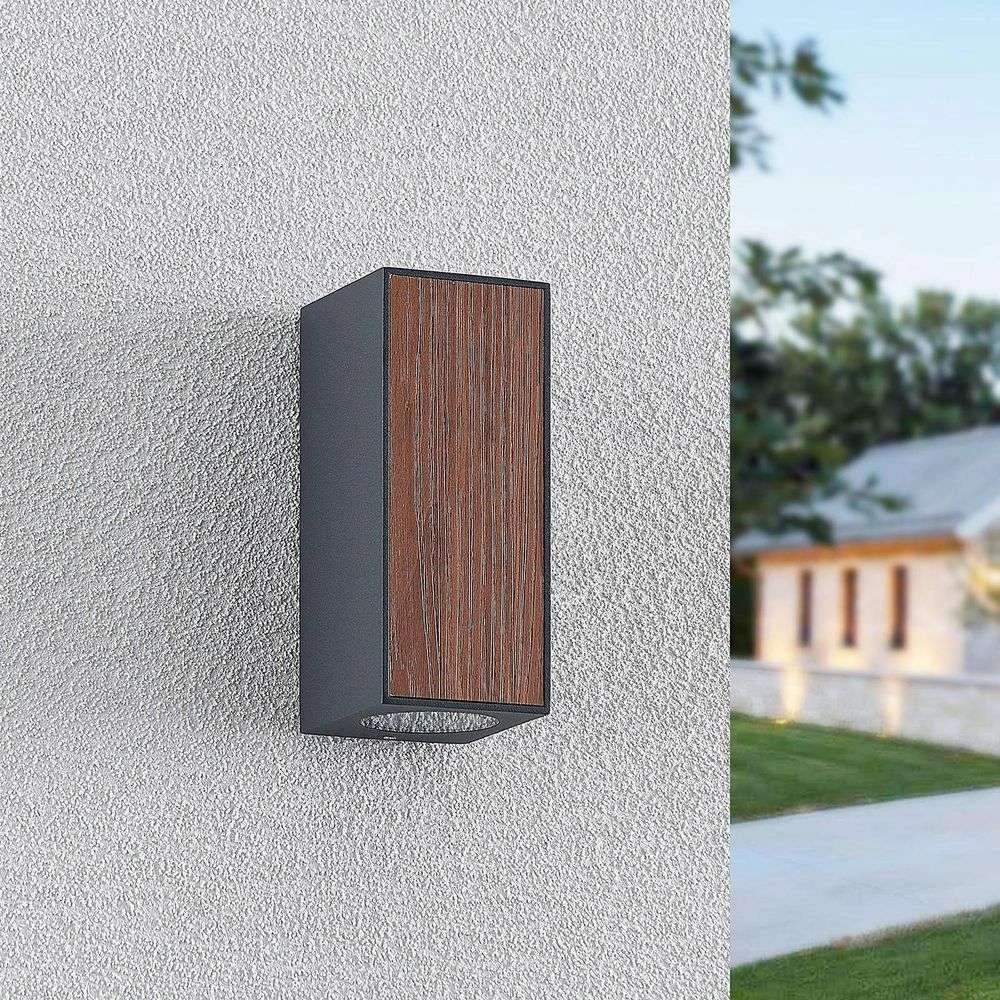 Lucande Lámparas Cimala Aplique Exterior H16,5 Wood - Lucande 2 Lucande Lámparas Cimala Aplique Exterior H16,5 Wood - Lucande - Imagen 2