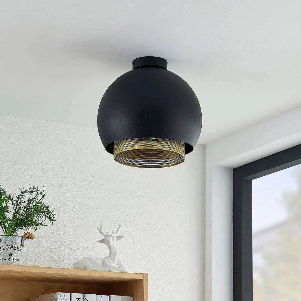 Lucande Lámparas Sivaniel Lámpara De Techo Black/Gold - Lucande 3 Lucande Lámparas Sivaniel Lámpara De Techo Black/Gold - Lucande - Imagen 3