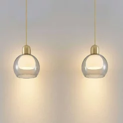 Lucande Lámparas Mylah 2 Lámpara Colgante Brass - Lucande -Lucande Tienda de ventas 4251911730265 5