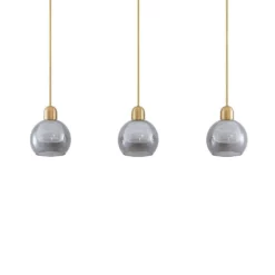 Lucande Lámparas Mylah 3 Lámpara Colgante L18 Brass - Lucande
