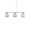 Lucande Lámparas Kaiya 3 Lámpara Colgante L14 Nickel - Lucande