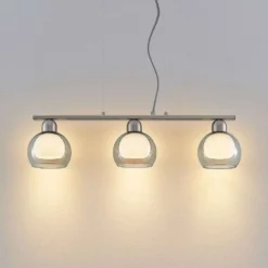 Lucande Lámparas Kaiya 3 Lámpara Colgante L14 Nickel - Lucande -Lucande Tienda de ventas 4251911738087 4