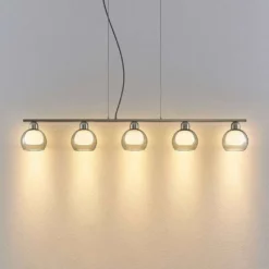 Lucande Lámparas Kaiya 5 Lámpara Colgante Nickel - Lucande -Lucande Tienda de ventas 4251911738186 5