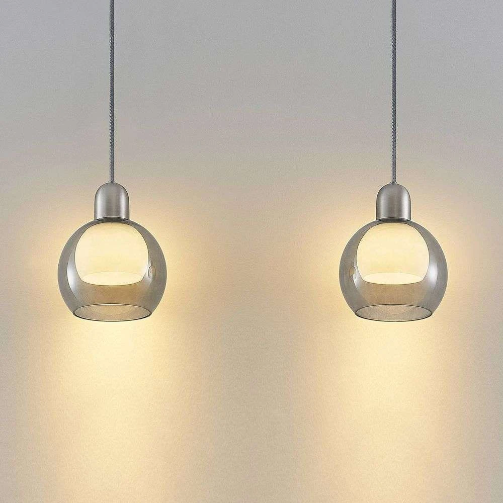 Lucande Lámparas Kaiya 2 Lámpara Colgante Nickel - Lucande 4 Lucande Lámparas Kaiya 2 Lámpara Colgante Nickel - Lucande - Imagen 4