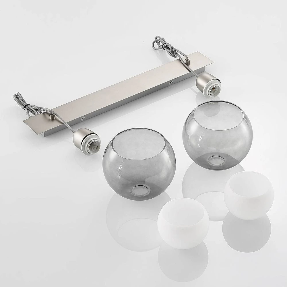 Lucande Lámparas Kaiya 2 Lámpara Colgante Nickel - Lucande 5 Lucande Lámparas Kaiya 2 Lámpara Colgante Nickel - Lucande - Imagen 5