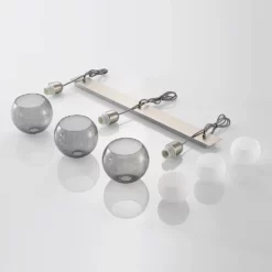 Lucande Lámparas Kaiya 3 Lámpara Colgante L18 Nickel - Lucande -Lucande Tienda de ventas 4251911738216 6