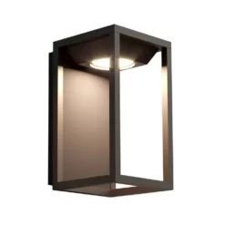 Lucande Lámparas Faskia Aplique Exterior Black - Lucande