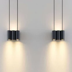 Lucande Lámparas Cesur 6 Lámpara Colgante Black - Lucande -Lucande Tienda de ventas 4251911745382 4