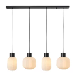 Lucande Lámparas Lomeris 4 Lámpara Colgante Opal - Lucande -Lucande Tienda de ventas 4251911752953 3