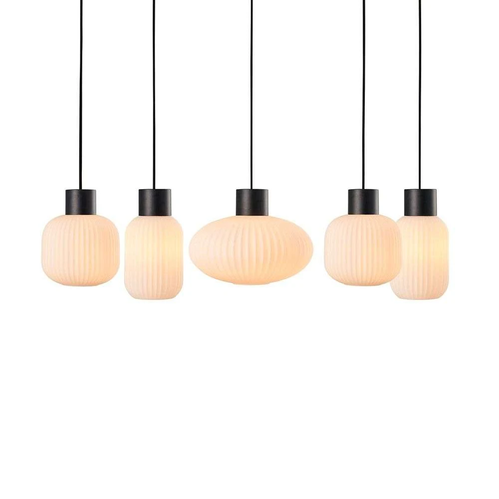 Lucande Lámparas Lomeris 5 Lámpara Colgante Opal - Lucande 1 Lucande Lámparas Lomeris 5 Lámpara Colgante Opal - Lucande