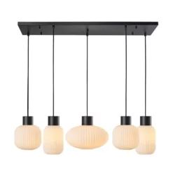 Lucande Lámparas Lomeris 5 Lámpara Colgante Opal - Lucande 5 Lucande Lámparas Lomeris 5 Lámpara Colgante Opal - Lucande -Lucande Tienda de ventas 4251911752977 3