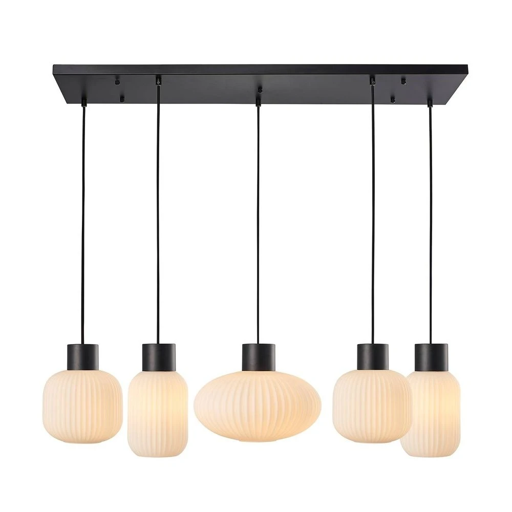 Lucande Lámparas Lomeris 5 Lámpara Colgante Opal - Lucande 3 Lucande Lámparas Lomeris 5 Lámpara Colgante Opal - Lucande - Imagen 3