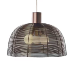 Lucande Lámparas Biljana Lámpara Colgante Ø50 Brown - Lucande -Lucande Tienda de ventas 4251911753110 4